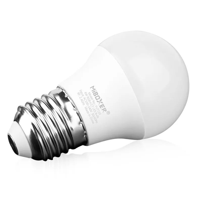Bombilla mini E27 LED 4W, RGB+CCT (2.4G)
