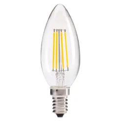 Bombilla Vela filamento Led E14 COB 4W