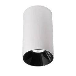 BOX Housing GU10, Aplique techo blanco/negro cromo