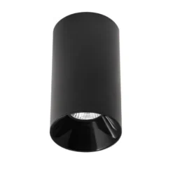 BOX Housing GU10, Aplique techo negro/negro cromo