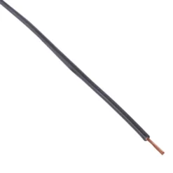 Cable anticalórico de silicona 1x0,50mm, 1m, negro