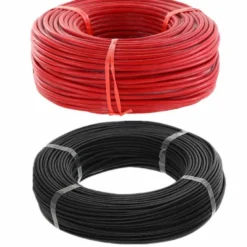 Cable anticalórico de silicona 1x0,50mm, 1m, negro