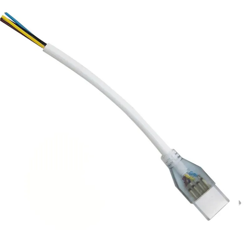 Cable 1 conector tira led 220V-RGB, 8x18,5mm