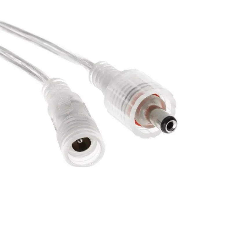 Cable conexión 2 Pinx0,5mm, 20cm, IP67, transparente