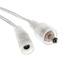 Cable conexión 2 Pinx0,5mm, 100cm, IP67, transparente