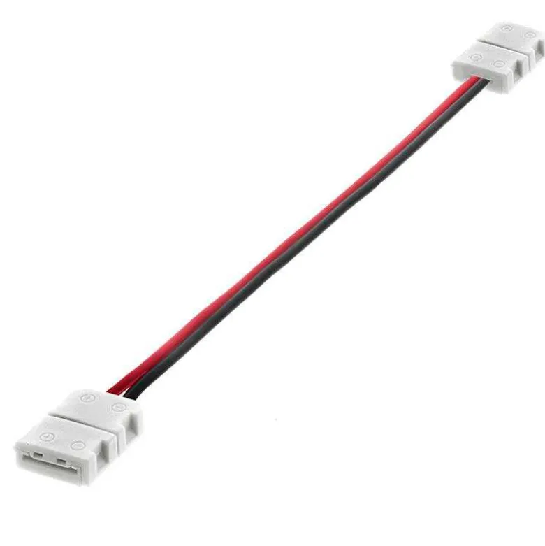 Cable conexión 2 tiras led monocolor 2 Pin de 10mm