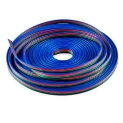 Cable de conexión a medida para tiras LED RGB 4x0,50mm, 1 metro