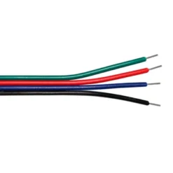 Cable de conexión a medida para tiras LED RGB 4x0,50mm, 1 metro