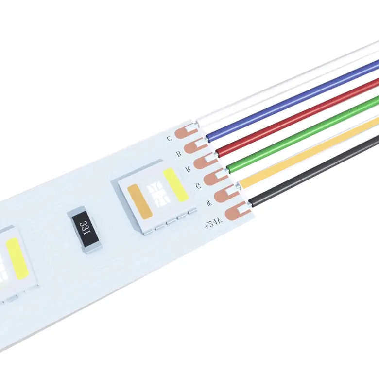 Cable de conexión a medida para tiras LED RGB+CCT 6x0,50mm, 1 metro