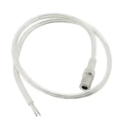 Cable de conexión DC Hembra 60cm transparente