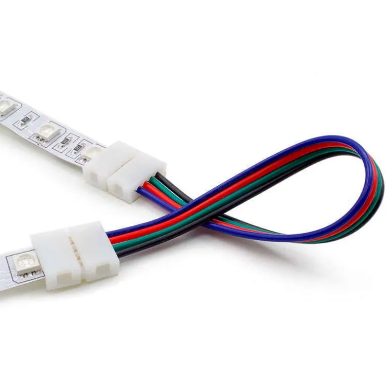 Cable de conexión directa doble para tira LED RGB (4 Pin) 10mm