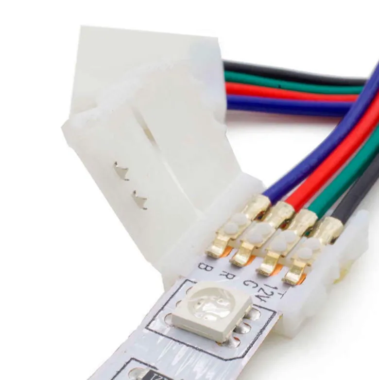 Cable de conexión directa doble para tira LED RGB (4 Pin) 10mm