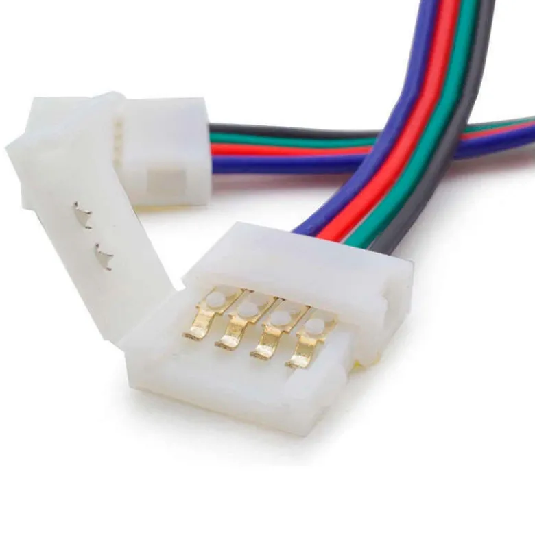 Cable de conexión directa doble para tira LED RGB (4 Pin) 10mm