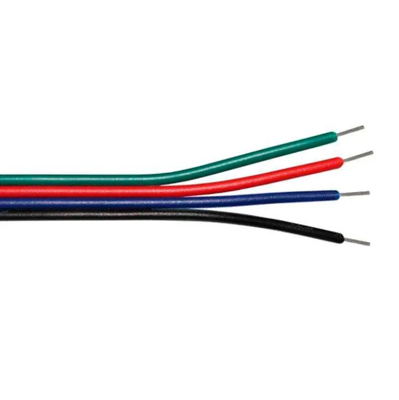 Cable de conexión para tiras LED RGB 1 metro - 4x0,50mm