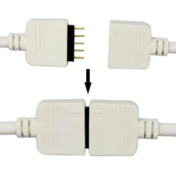 Cable de conexión para tiras LED RGBW (5 Pin) Hembra, 15cm