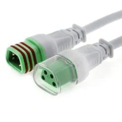 Cable extensión 4 Pinx0,5mm, 100cm, IP66, blanco