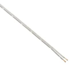 Cable paralelo 2x0,50mm, 1m, blanco