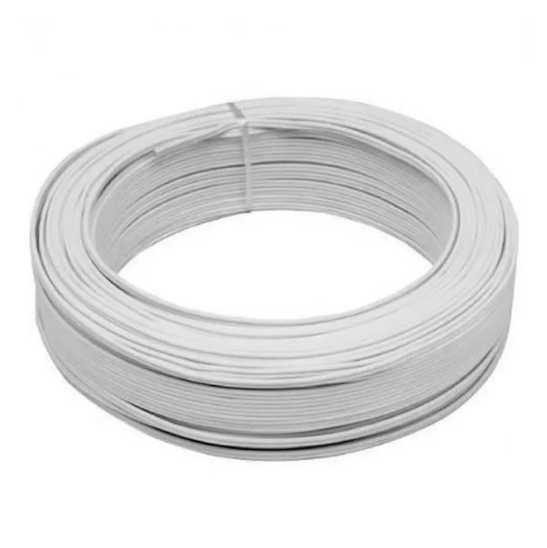 Cable paralelo 2x0,50mm, 1m, blanco