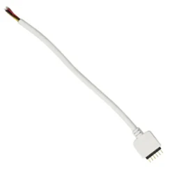 Cable redondo conexión macho 6 Pin 11mm RGB+CCT, 15cm
