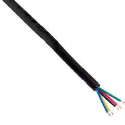 Cable redondo de conexión para tiras LED RGBW 5x0,50mm, 1 metro
