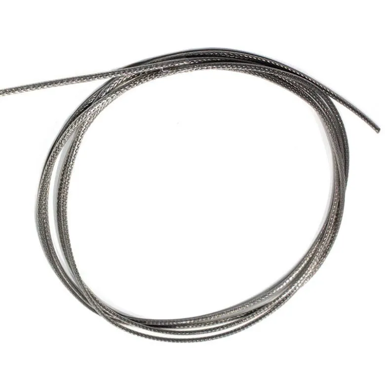 Cable redondo transparente fishing line 2x0,75mm silver, 1m