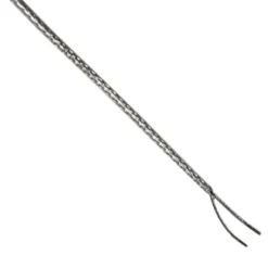Cable redondo transparente fishing line 2x0,75mm silver, 1m