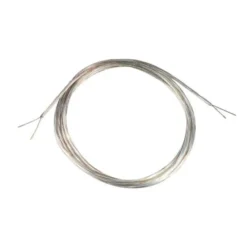 Cable redondo transparente fishing line 2x0,75mm silver, 1m