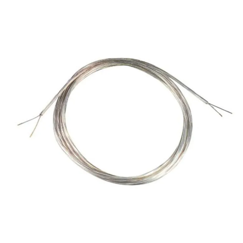 Cable redondo transparente fishing line 2x0,75mm silver, 1m