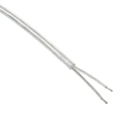 Cable redondo transparente 2x0,75mm Color Silver, 1m