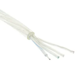 Cable redondo transparente 4x0,75mm RGB, 1m
