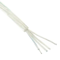 Cable redondo transparente 4x0,75mm RGB, 1m