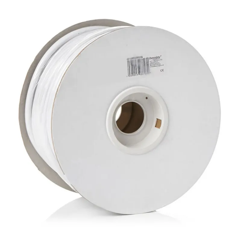 Cable redondo 2x0.75mm, 1m, blanco
