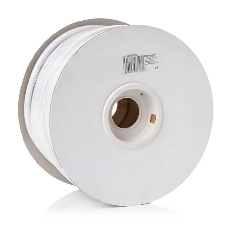 Cable redondo 2x1mm, 1m, blanco