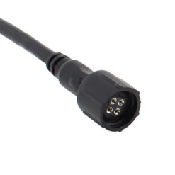 Cables conexión 4 Pinx0,5mm, 2x50cm, IP67, negro