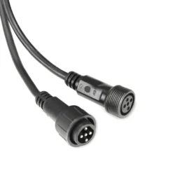 Cables conexión 5 Pinx0,75mm, 2x20cm, IP67, negro