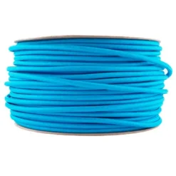Cable textil redondo 2x0,75mm, 1m, azul