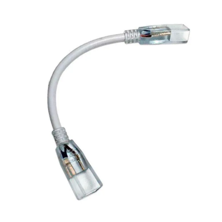 Cable unión intermedia tira led 220V SMD5050 / SMD5630 / SMD3014 - 8mm
