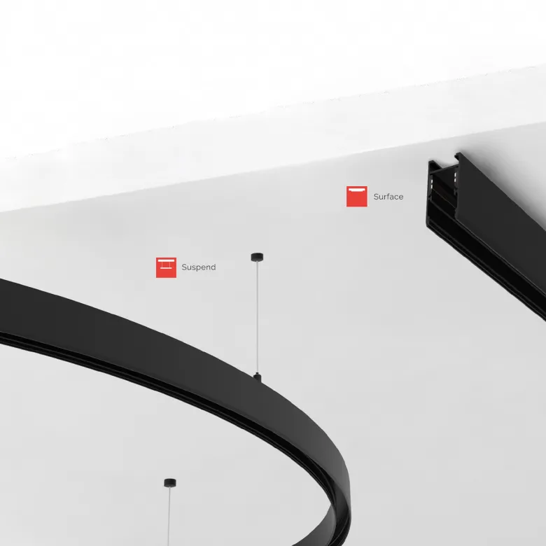 Carril ROUND 48V, Ø1200mm