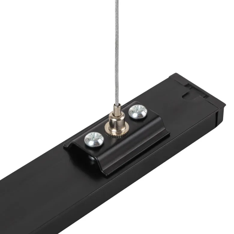 Colgante para carril monofásico, 2m, negro
