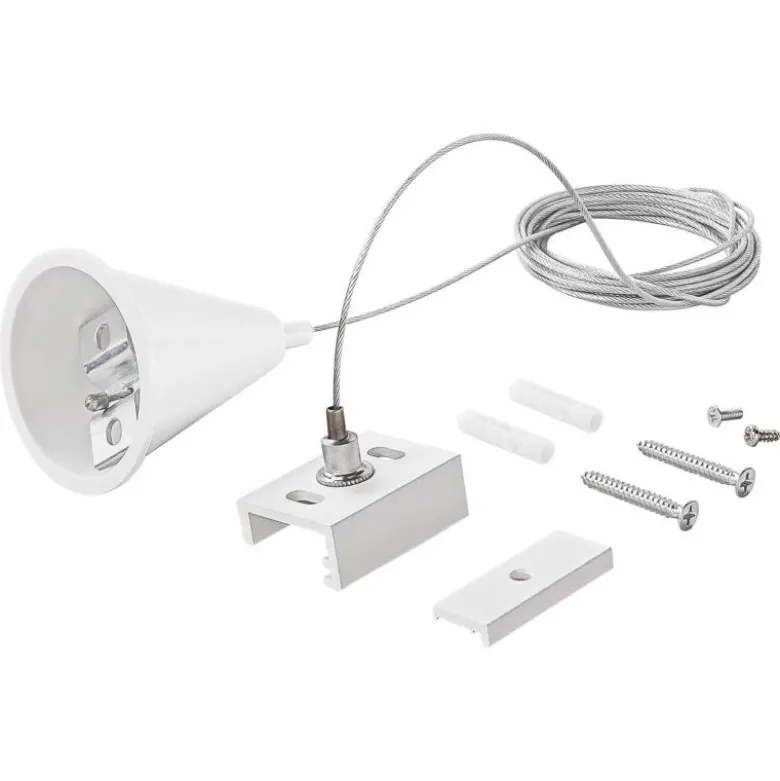 Colgante para carril trifásico, 2m, blanco
