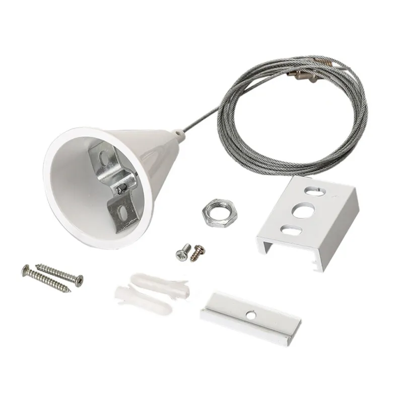Colgante para carril trifásico, 2m, blanco