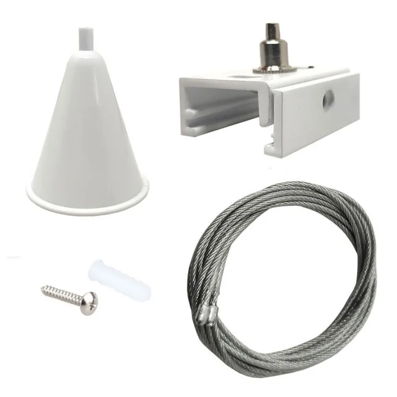 Colgante para carril trifásico, 2m, blanco
