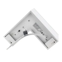 Conector angular METRO, ampliable, 9W, 90º, 3CCT, blanco
