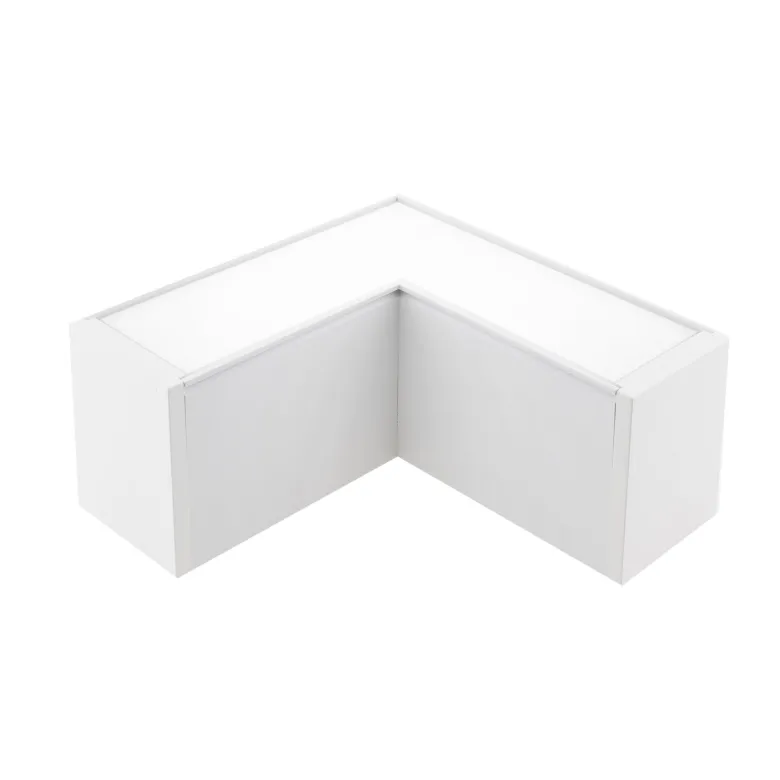 Conector angular METRO, ampliable, 9W, 90º, 3CCT, blanco