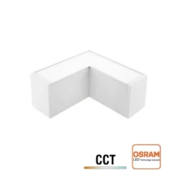 Conector angular METRO, ampliable, 9W, 90º, 3CCT, blanco