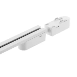 Conector doble 300mm Carril SLIM 48V, blanco