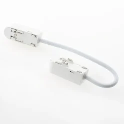 Conector doble 300mm Carril SLIM 48V, blanco