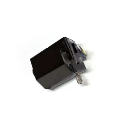 Conector foco a carril monofásico, negro