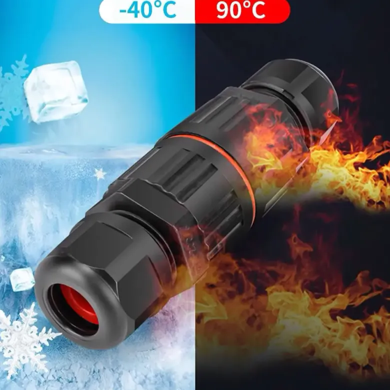 Conector I IP68, 80mm, Ø30mm, 3 cables 0.5-2.5mm2, 16A, conectores rápidos