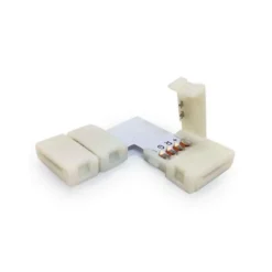 Conector L para tiras monocolor 2 Pin - 8mm